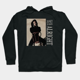 Janet /// 80s Aesthetic Retro Fan Design Hoodie